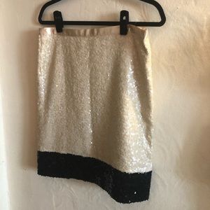J. Crew sequined pencil skirt